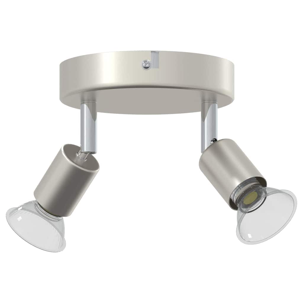 vidaXL Ceiling Spotlight Brushed Nickel 12 x 8 cm Steel