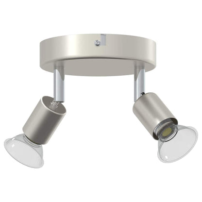 vidaXL Ceiling Spotlight Brushed Nickel 12 x 8 cm Steel