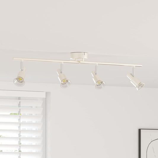 vidaXL Ceiling Spotlight Brushed Nickel 70 x 9 x 12.5 cm Steel