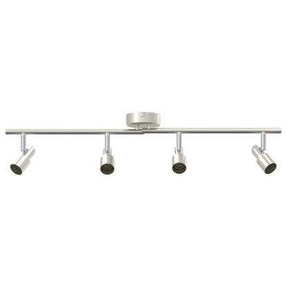 vidaXL Ceiling Spotlight with Spotlights Nickel 70 x 9 x 12.5 cm Steel