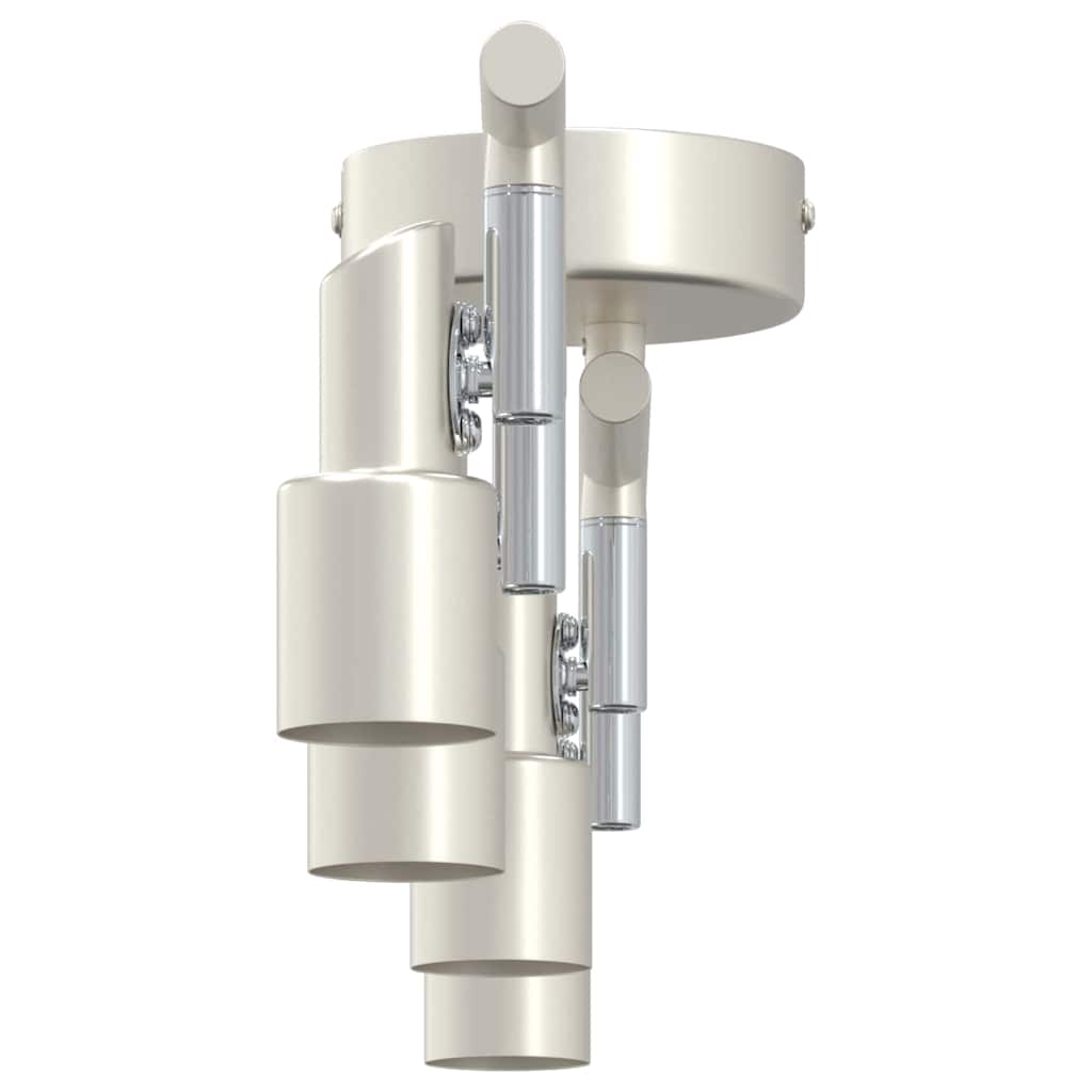 vidaXL Ceiling Spotlight with Spotlights Nickel 70 x 9 x 12.5 cm Steel