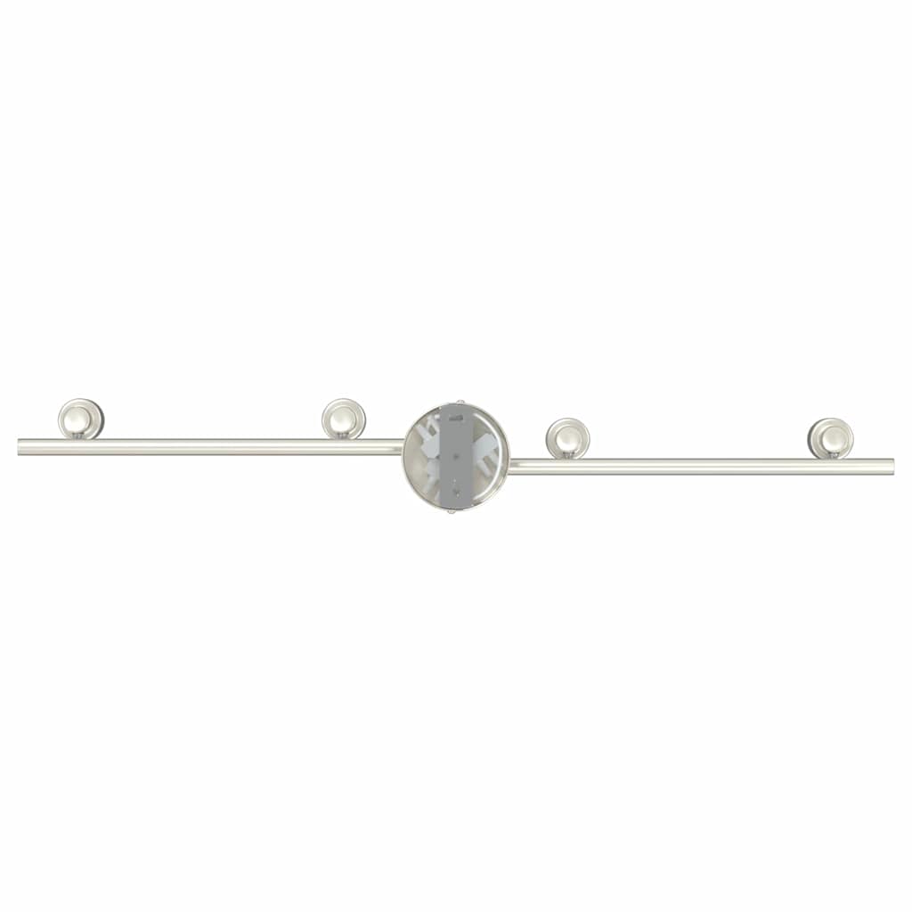 vidaXL Ceiling Spotlight with Spotlights Nickel 70 x 9 x 12.5 cm Steel