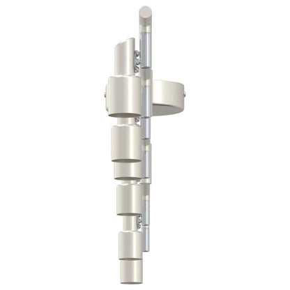 vidaXL Ceiling Spotlight Brushed Nickel 176.5 x 9.5 x 14 cm Steel