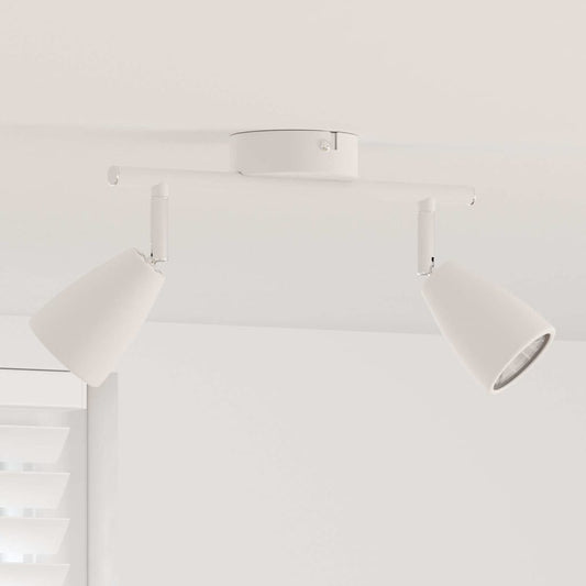 vidaXL Ceiling Spotlight White 25.5 x 8 x 15.5 cm Steel