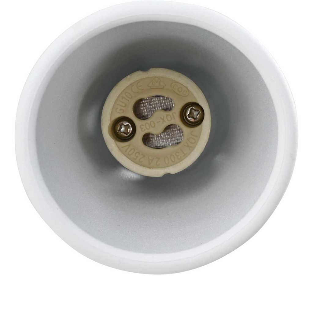 vidaXL Ceiling Spotlight with Spotlights White 19 x 19 x 14.5 cm Metal