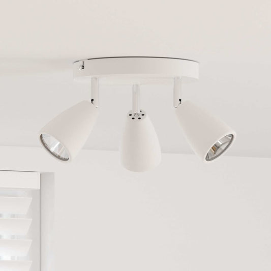 vidaXL Ceiling Spotlight White 19 x 19 x 14.5 cm Steel