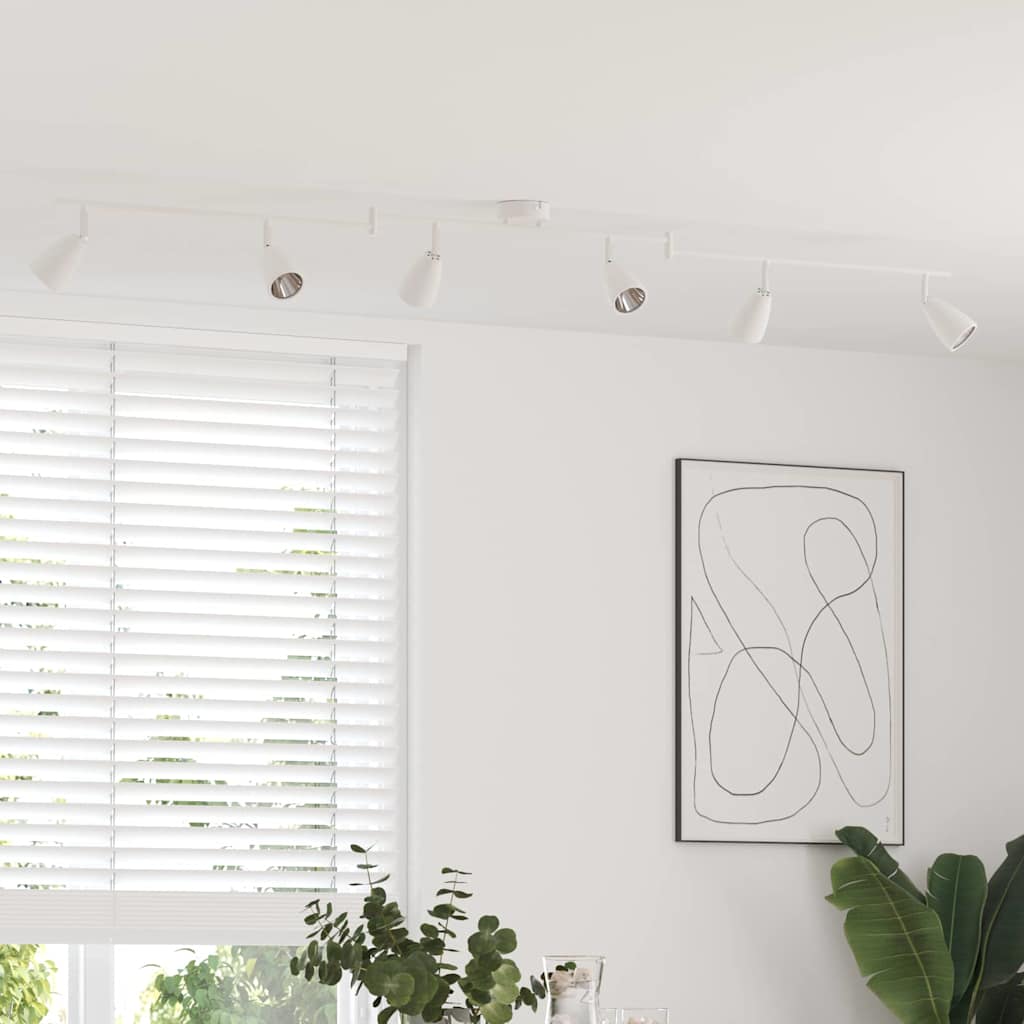 vidaXL Ceiling Spotlight White 176.5 x 13.5 x 12.5 cm Steel