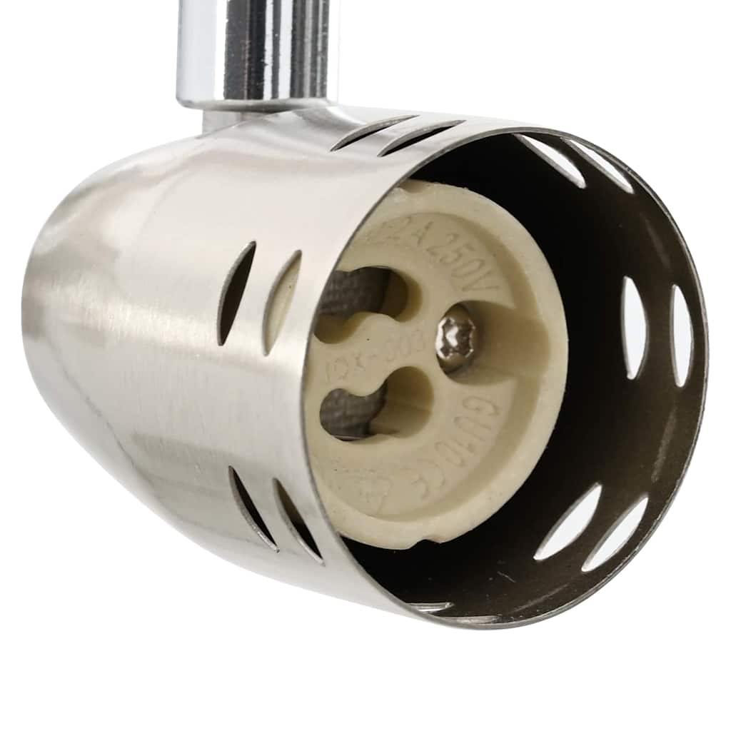 vidaXL Ceiling Spotlight with Spotlights Nickel 27 x 10 x 12 cm Metal