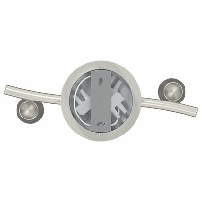 vidaXL Ceiling Spotlight with Spotlights Nickel 27 x 10 x 12 cm Metal