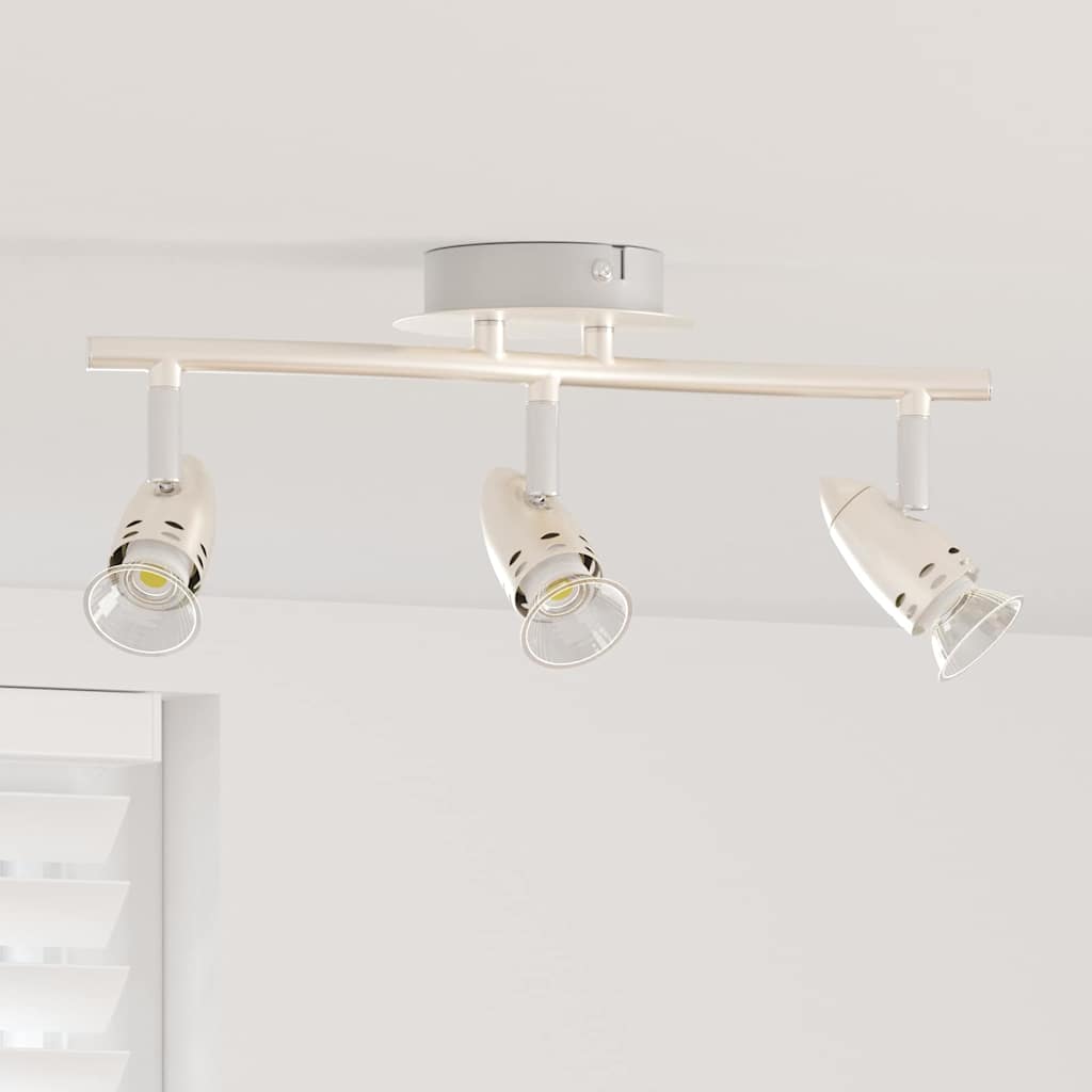 vidaXL Ceiling Spotlight Matt nickel 36.5 x 10 x 12.5 cm Steel