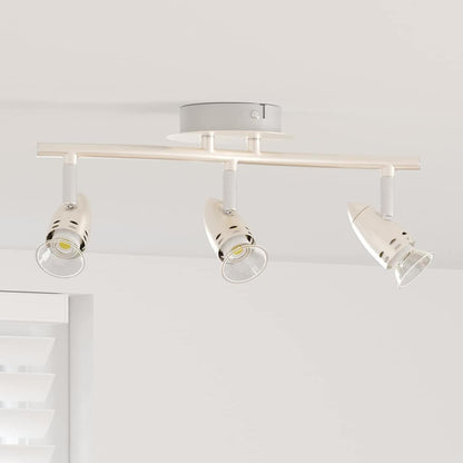 vidaXL Ceiling Spotlight Matt nickel 36.5 x 10 x 12.5 cm Steel