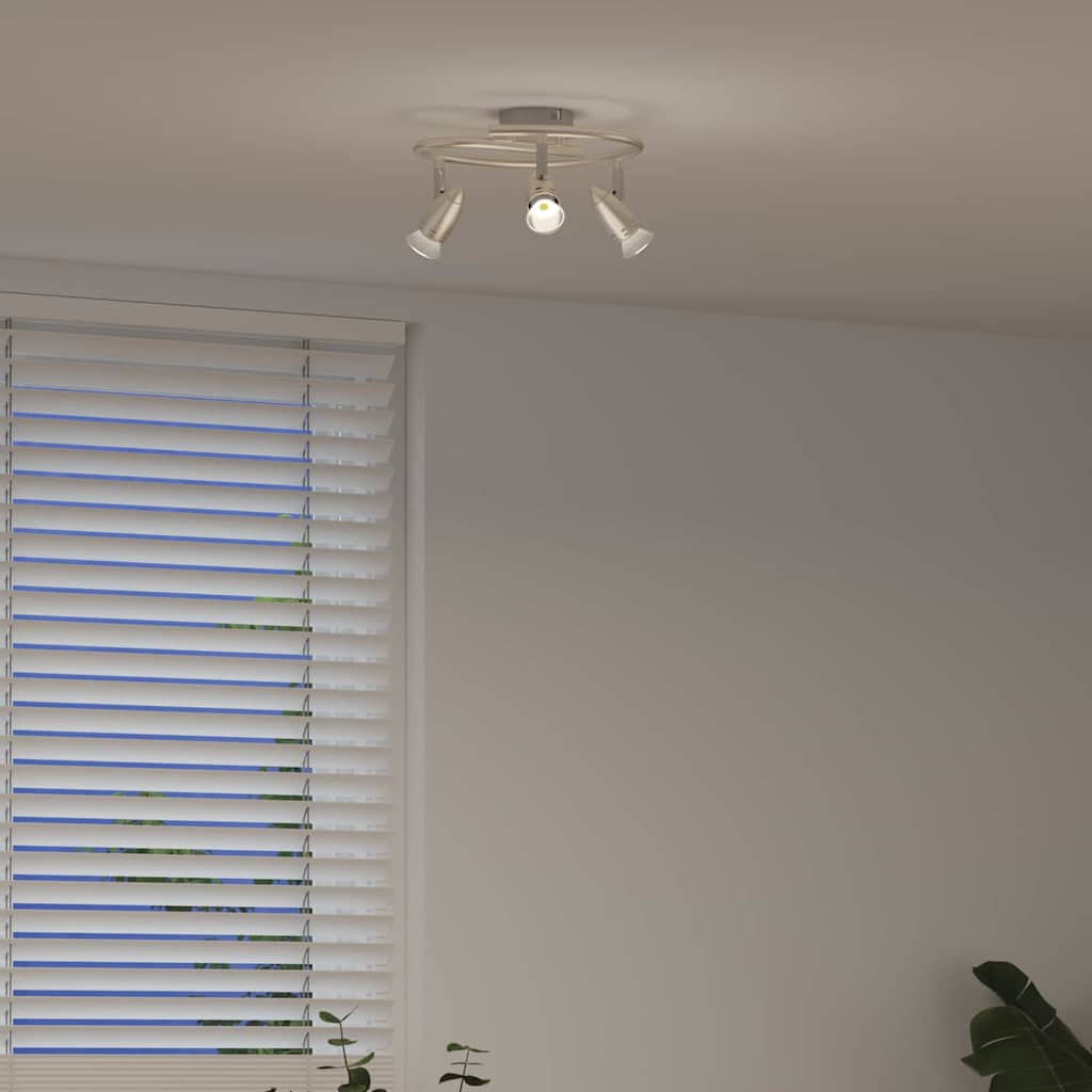 vidaXL Ceiling Spotlight Nickel 24 x 22 x 12.5 cm Metal