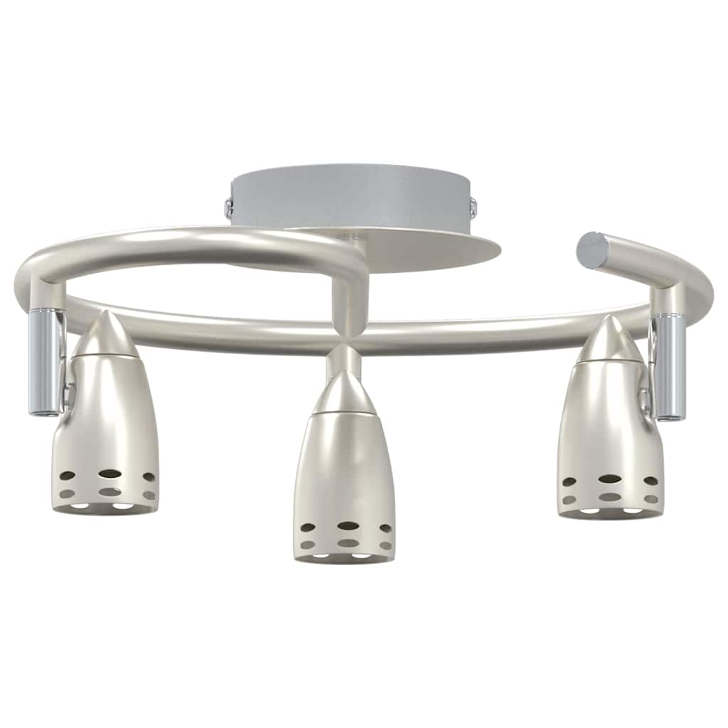vidaXL Ceiling Spotlight Nickel 24 x 22 x 12.5 cm Metal