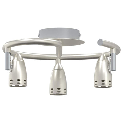 vidaXL Ceiling Spotlight Nickel 24 x 22 x 12.5 cm Metal