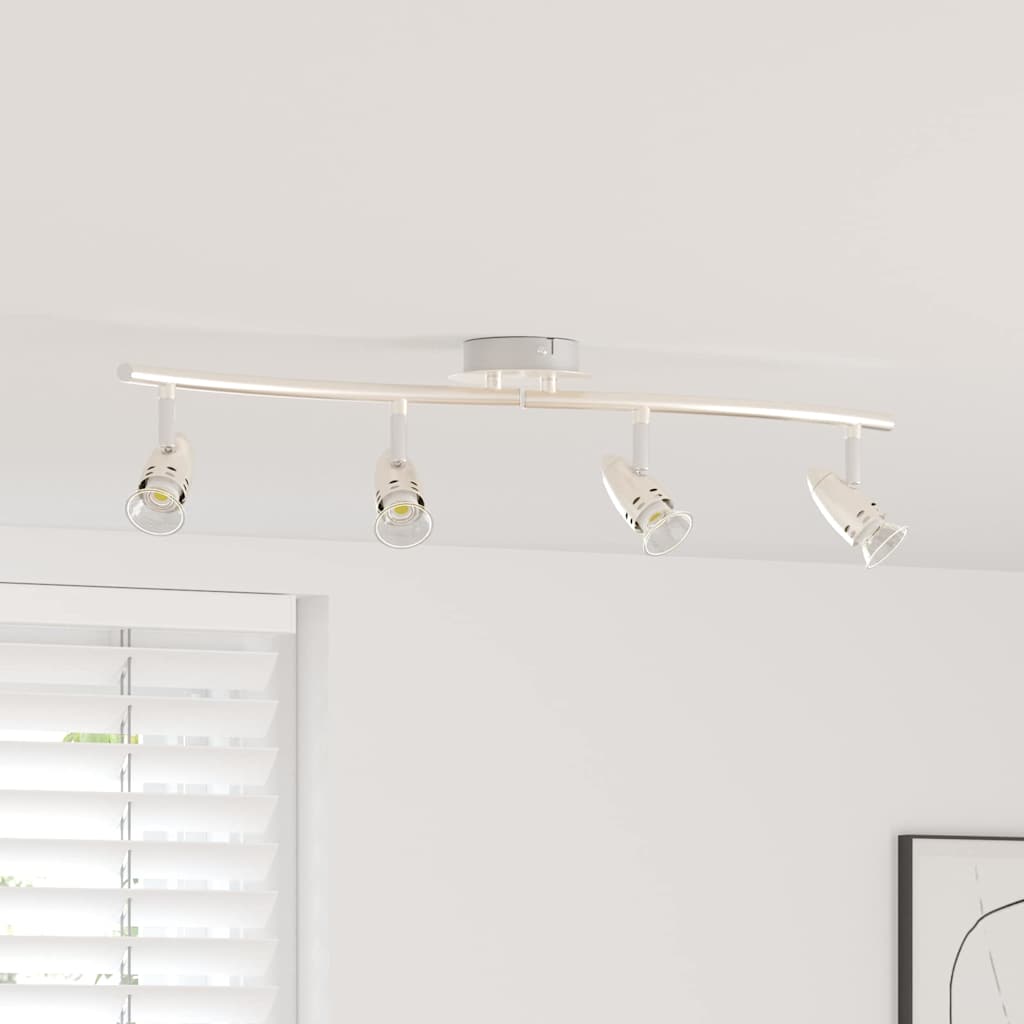 vidaXL Ceiling Spotlight Nickel 61 x 10 x 12.5 cm Metal