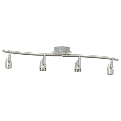 vidaXL Ceiling Spotlight Nickel 61 x 10 x 12.5 cm Metal