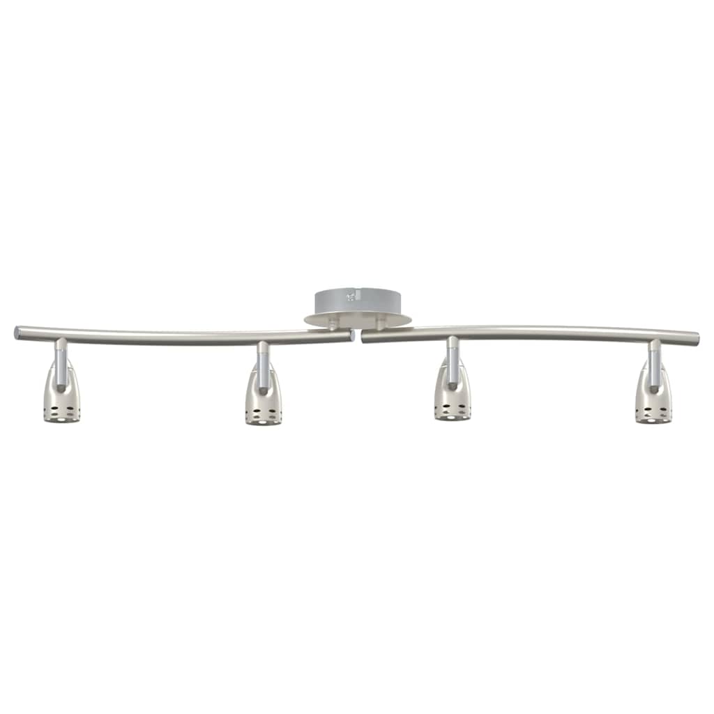 vidaXL Ceiling Spotlight Nickel 61 x 10 x 12.5 cm Metal