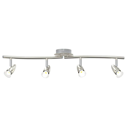 vidaXL Ceiling Spotlight Nickel 61 x 10 x 12.5 cm Metal