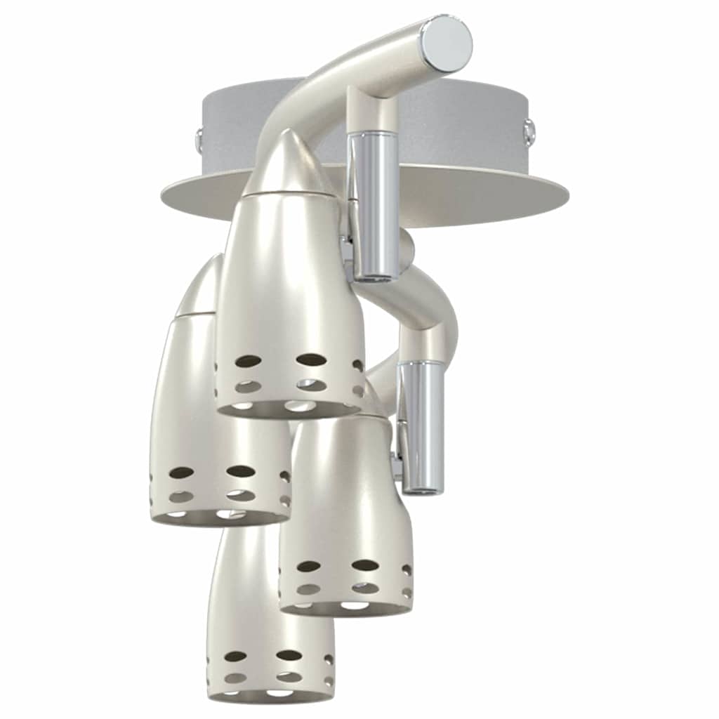 vidaXL Ceiling Spotlight Nickel 61 x 10 x 12.5 cm Metal