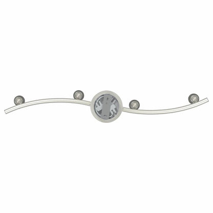 vidaXL Ceiling Spotlight Nickel 61 x 10 x 12.5 cm Metal