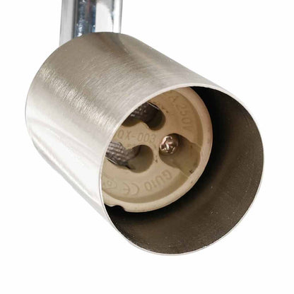 vidaXL Ceiling Spotlight Silver 29 x 29 x 11 cm Steel and glass