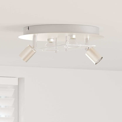 vidaXL Ceiling Spotlight Silver 29 x 29 x 11 cm Steel and glass