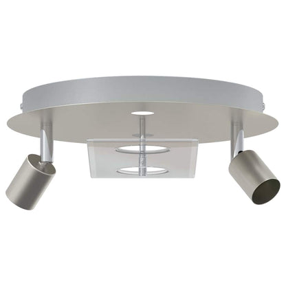 vidaXL Ceiling Spotlight Silver 29 x 29 x 11 cm Steel and glass