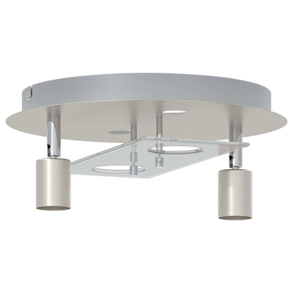 vidaXL Ceiling Spotlight Silver 29 x 29 x 11 cm Steel and glass