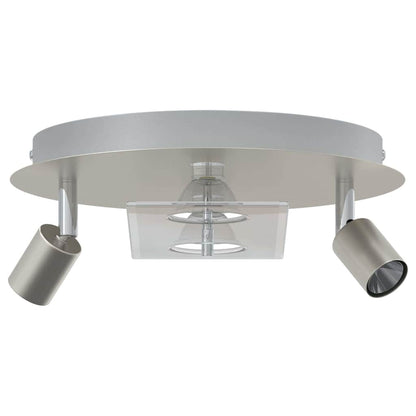 vidaXL Ceiling Spotlight Silver 29 x 29 x 11 cm Steel and glass