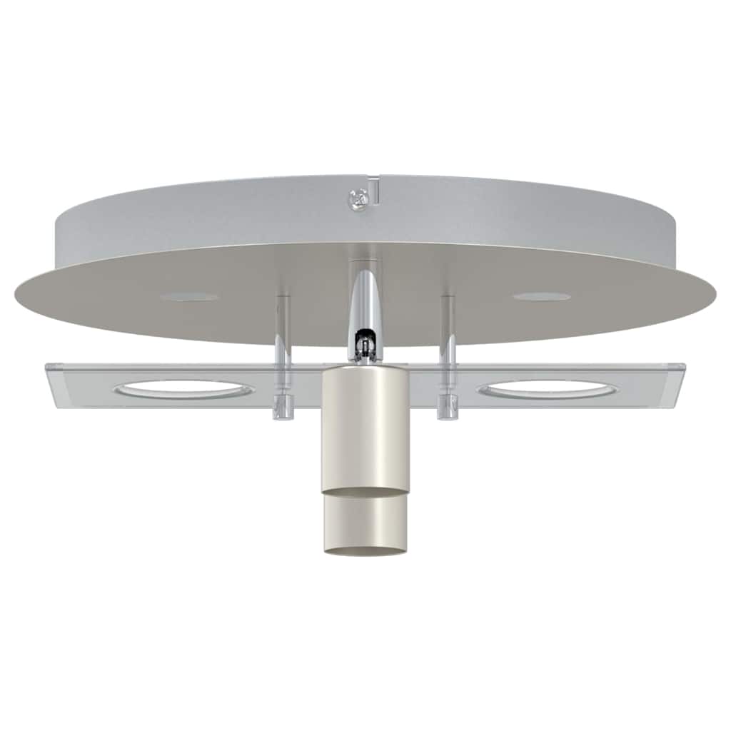 vidaXL Ceiling Spotlight Silver 29 x 29 x 11 cm Steel and glass