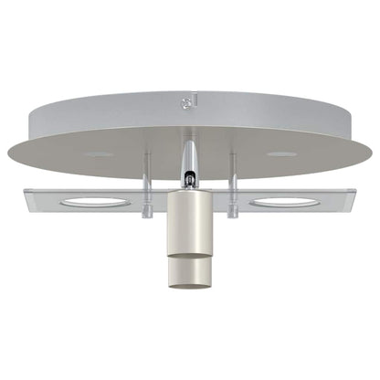 vidaXL Ceiling Spotlight Silver 29 x 29 x 11 cm Steel and glass