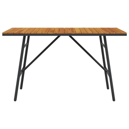 vidaXL Dining Table Brown 110 x 55 x 61.5 cm Solid Acacia Wood