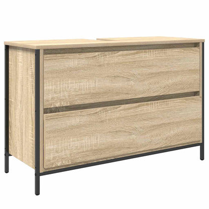 vidaXL Bathroom Furniture Set 3 pcs Sonoma Oak 90 x 34.5 x 60 cm