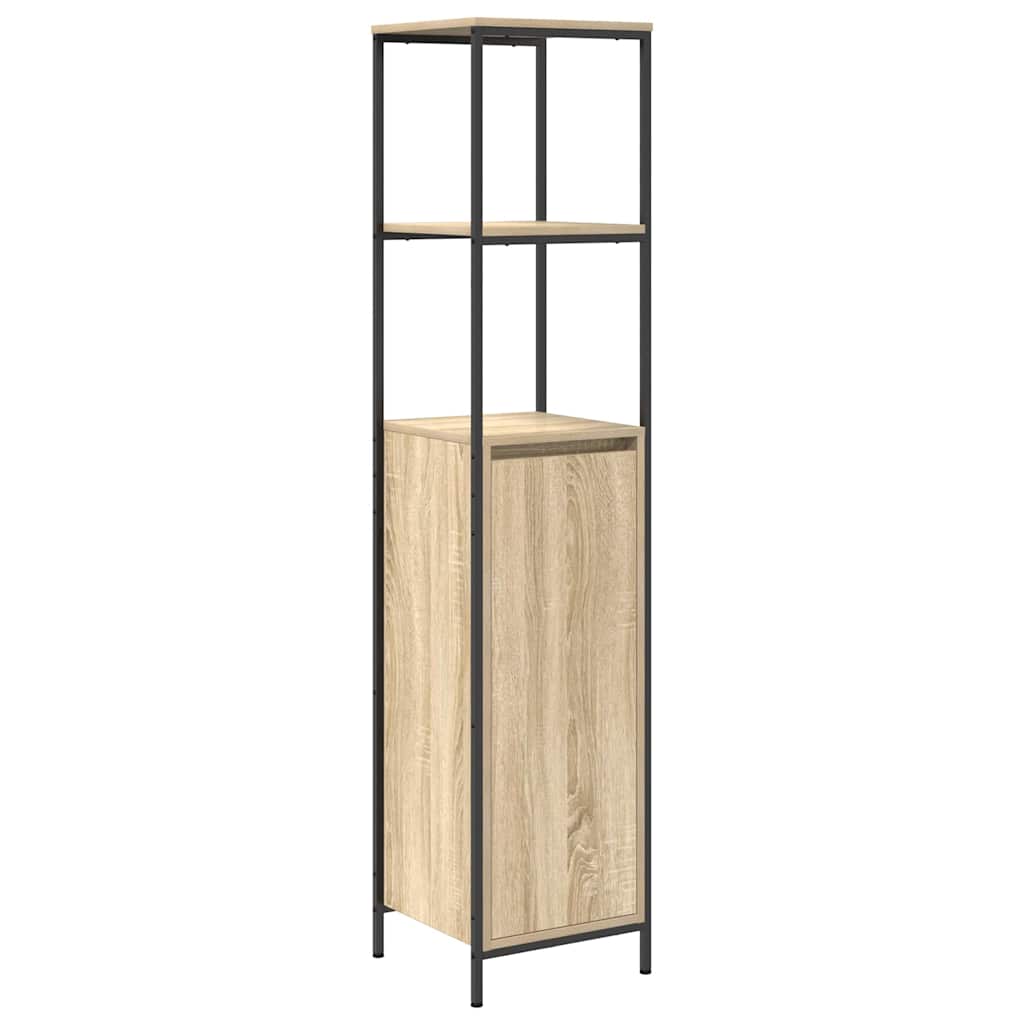vidaXL Bathroom Furniture Set 3 pcs Sonoma Oak 90 x 34.5 x 60 cm