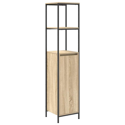 vidaXL Bathroom Furniture Set 3 pcs Sonoma Oak 90 x 34.5 x 60 cm