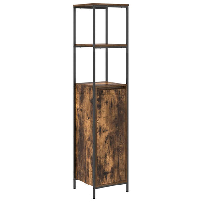 vidaXL Bathroom Furniture Set 3 pcs Smoked Oak Engineered Wood