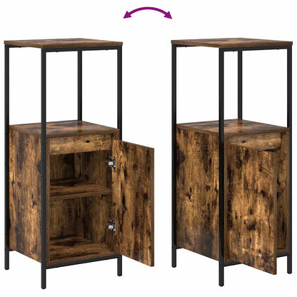 vidaXL Bathroom Furniture Set 3 pcs Smoked Oak Engineered Wood