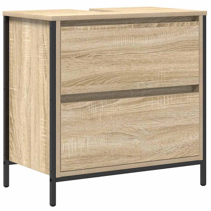 vidaXL Bathroom Furniture Set with Shelf 5 pcs Beige Engineered wood