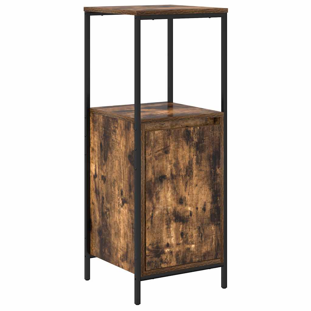 vidaXL Bathroom Furniture Set with Shelf 5 pcs Brown Engineered wood