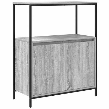 vidaXL Bathroom Furniture Set with Shelf 5 pcs Grey Engineered wood