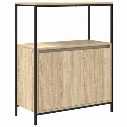 vidaXL Bathroom Furniture Set with Shelf 5 pcs Sonoma Oak and Black
