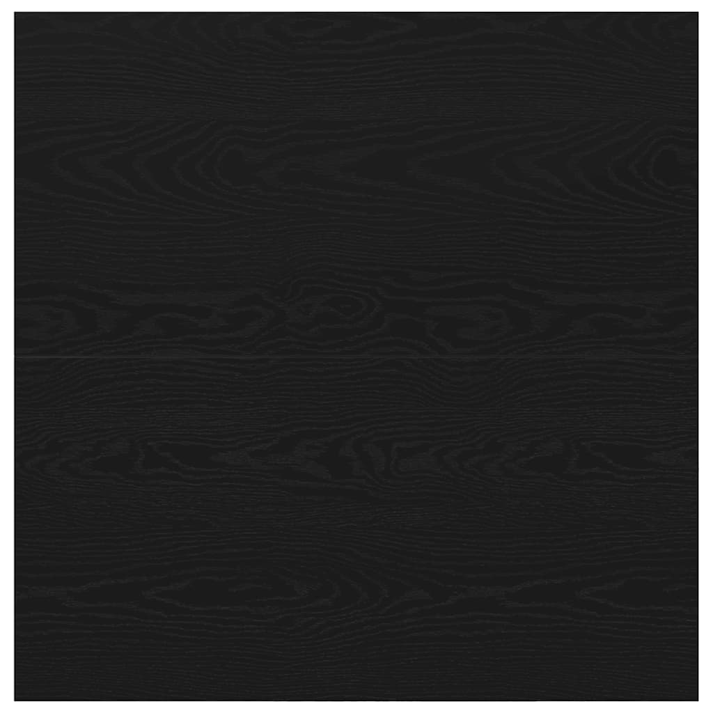 vidaXL Coffee Table with Drawers Black Oak 100x100x40 cm