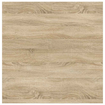 vidaXL Coffee Table with Drawers Sonoma Oak 100x100x40 cm