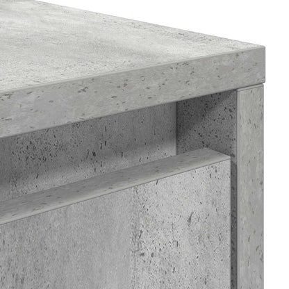 vidaXL Coffee Table with Drawers Concrete Grey 100x100x40 cm