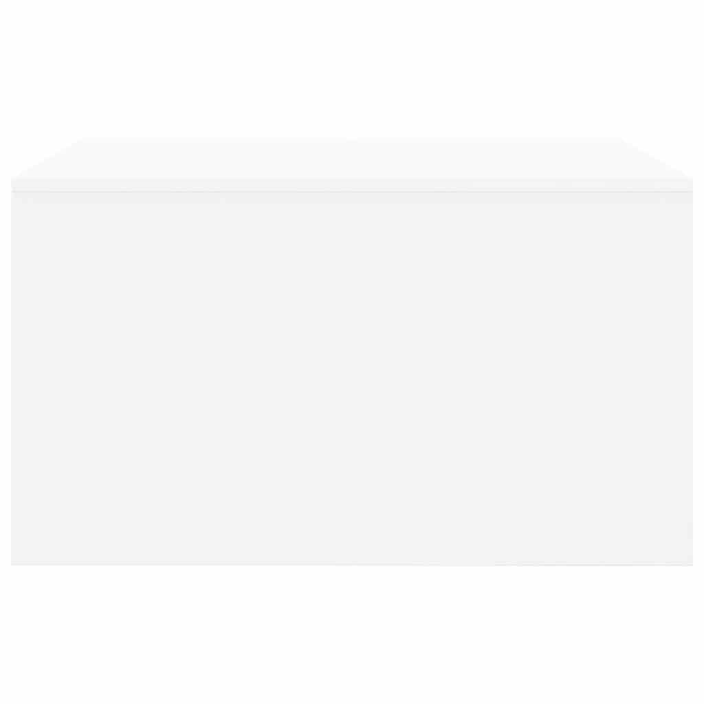 vidaXL Coffee Table with Drawers White 70.5x70x40 cm