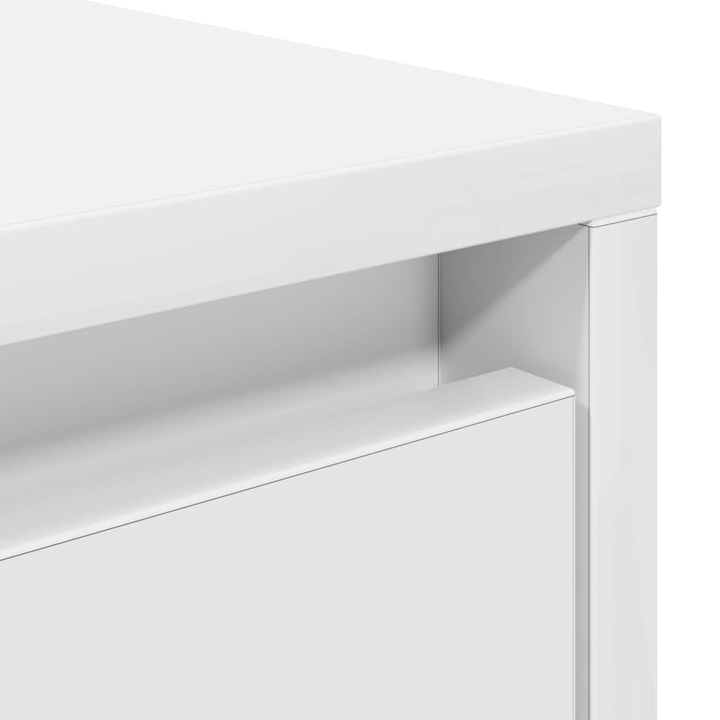 vidaXL Coffee Table with Drawers White 70.5x70x40 cm