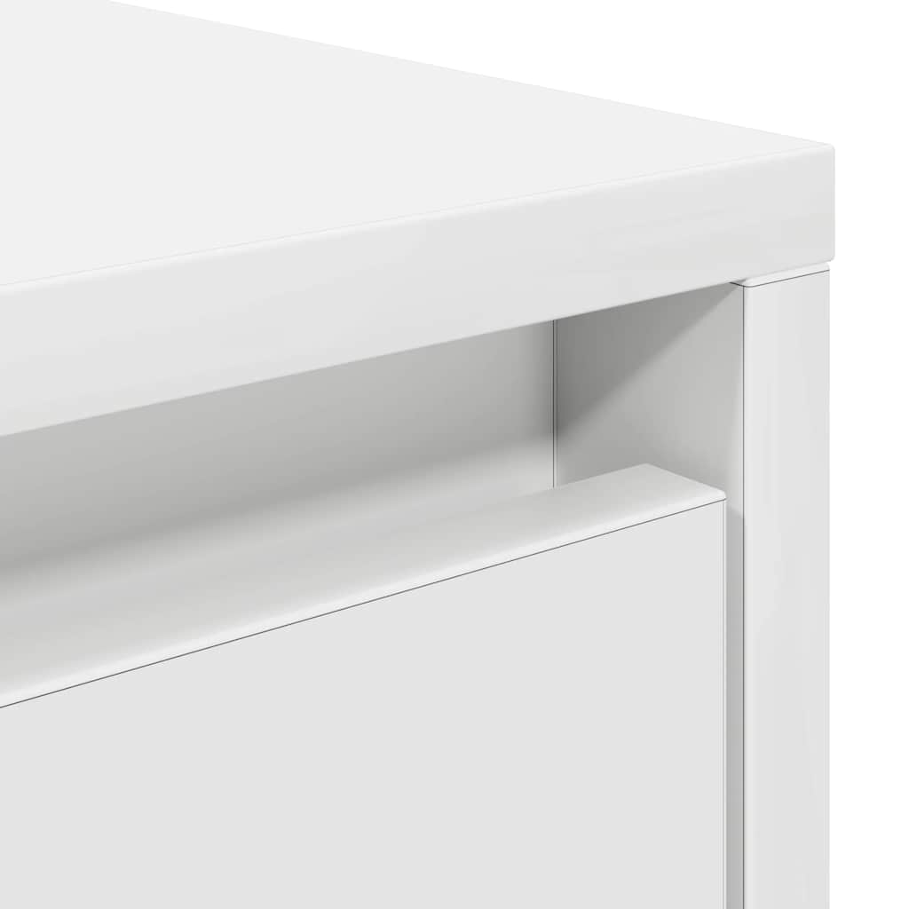 vidaXL Coffee Table with Drawers White 70,5x70x40 cm