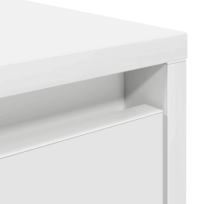 vidaXL Coffee Table with Drawers White 70,5x70x40 cm