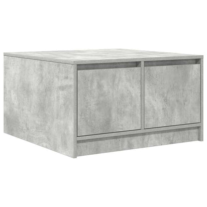vidaXL Coffee Table with Drawers Concrete Grey 70.5x70x40 cm