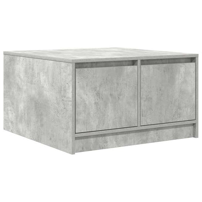 vidaXL Coffee Table with Drawers Concrete Grey 70.5x70x40 cm